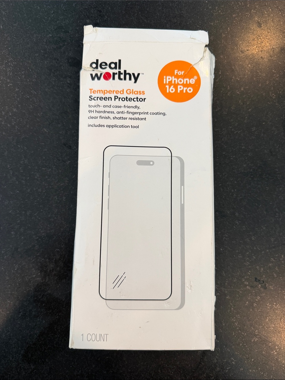 Tempered Glass Screen Protector for iPhone 16 Pro